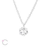 925 SILVER NECKLACE WITH SWAROVSKI CRYSTAL