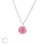 925 SILVER NECKLACE WITH SWAROVSKI CRYSTAL