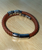 Double Layer Men Bracelet - Leather