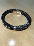 Double Layer Men Bracelet - Leather